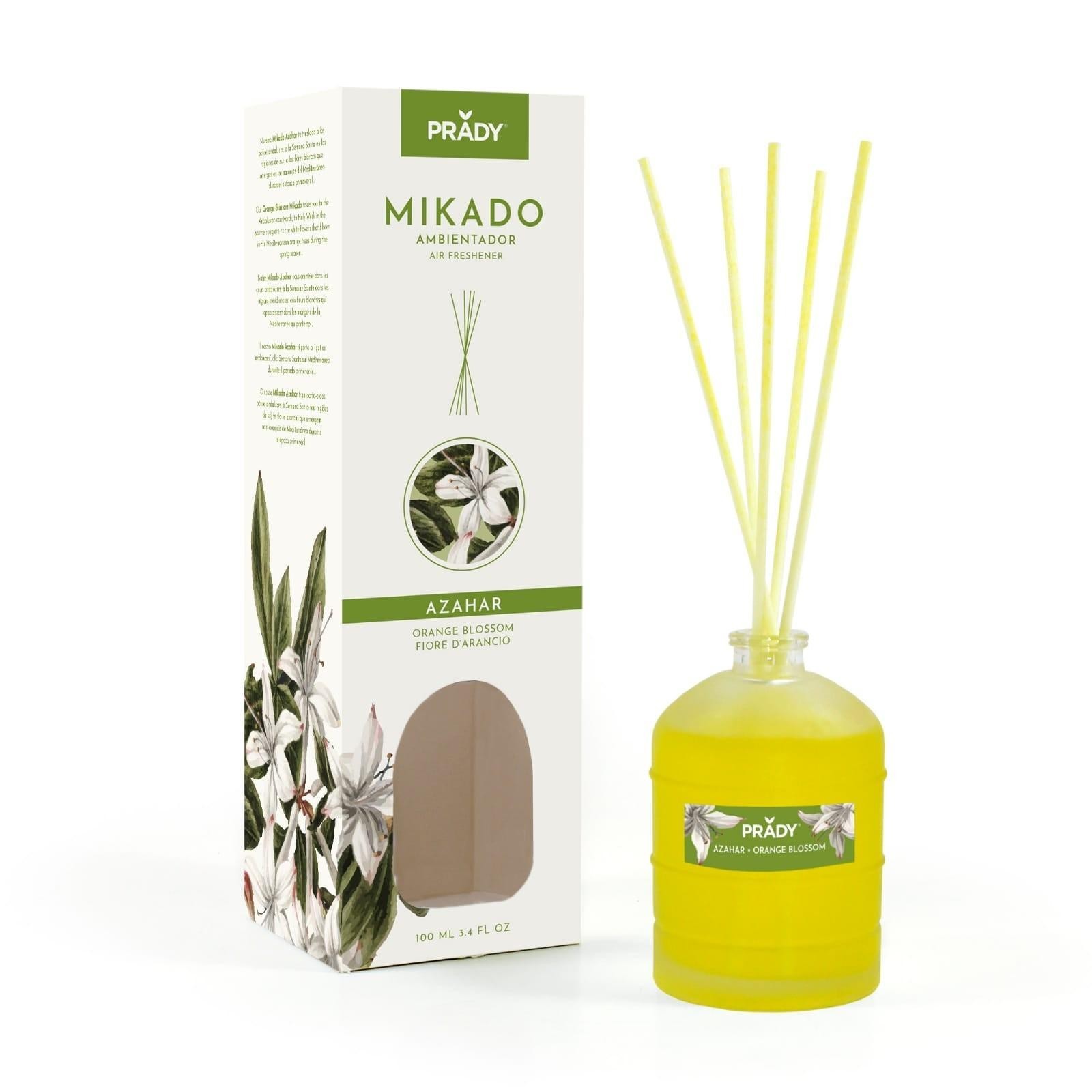 11403.jpg CARTON de 12 - Mikado senteur "AZAHAR" parfum ambiance Prady - 100 ML - Image 1