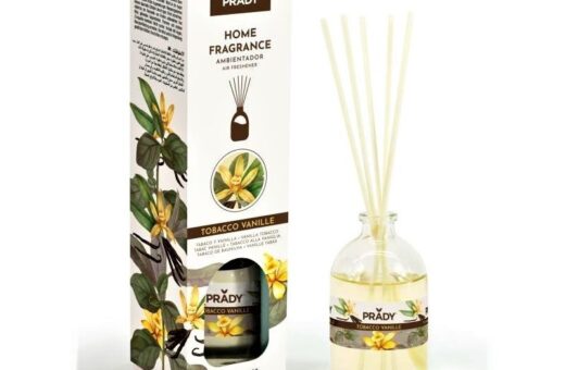 CARTON de 12 - Mikado senteur "Tobacco/Vanille" parfum ambiance Prady - 100 ML