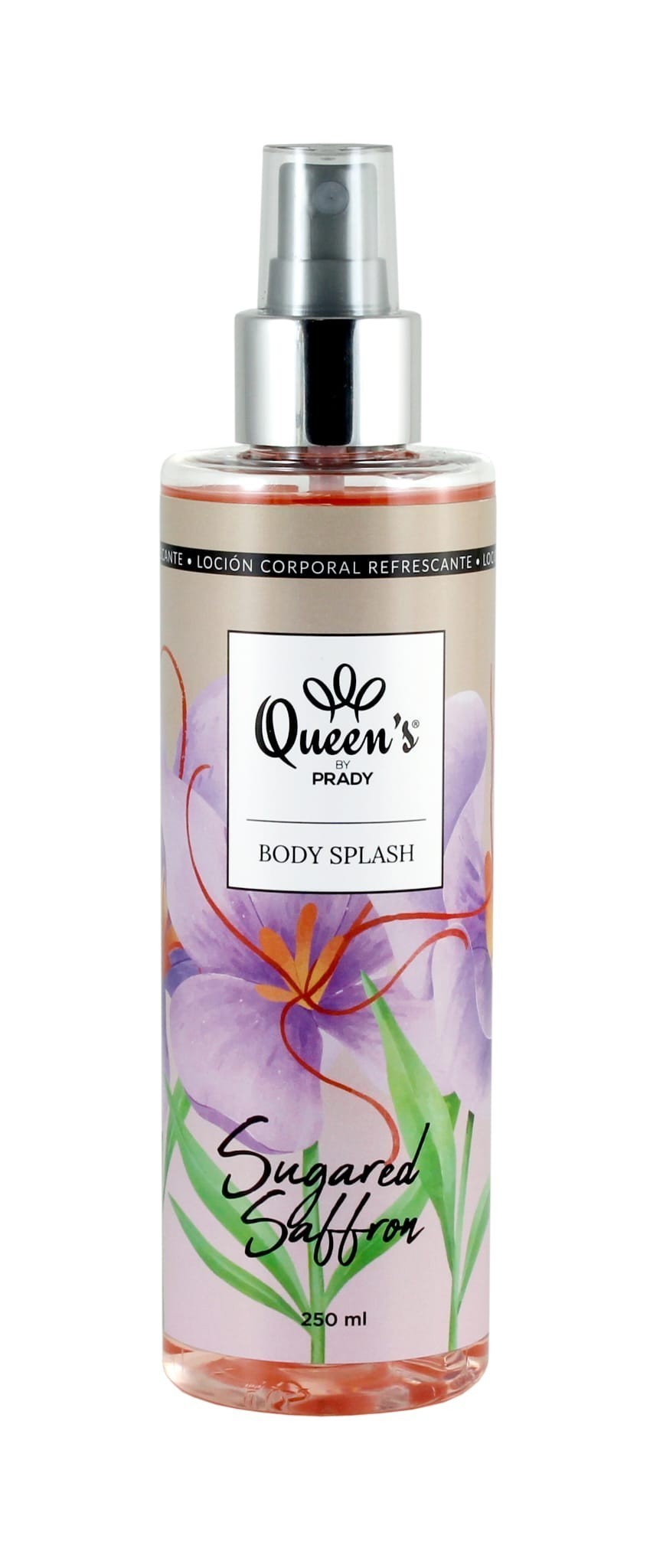 11409.jpg CARTON de 12 - BODYSPLASH "SUGARED SAFFON" 250ML - PRADY - Image 1