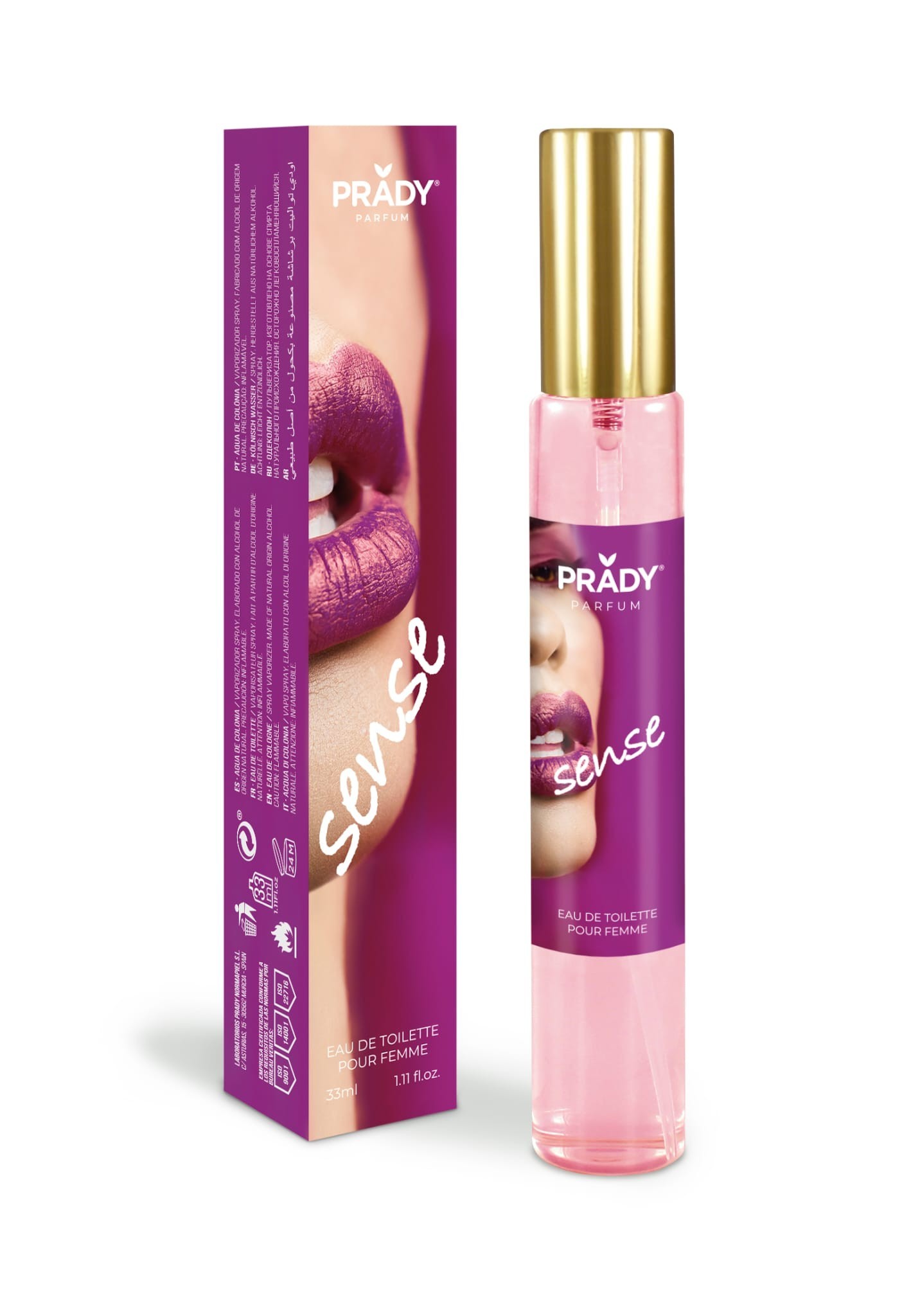 11428.jpg CARTON de 36 - SENSE PARFUM 33ML - AMOUR AMOUR DE PRADY POUR ELLE - Image 1