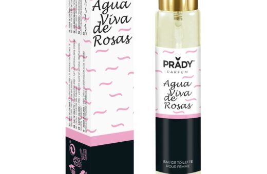 CARTON de 36 - AGUA VIVA DE ROSAS PARFUM 33ML - AGUA FRESCA DE PRADY POUR ELLE