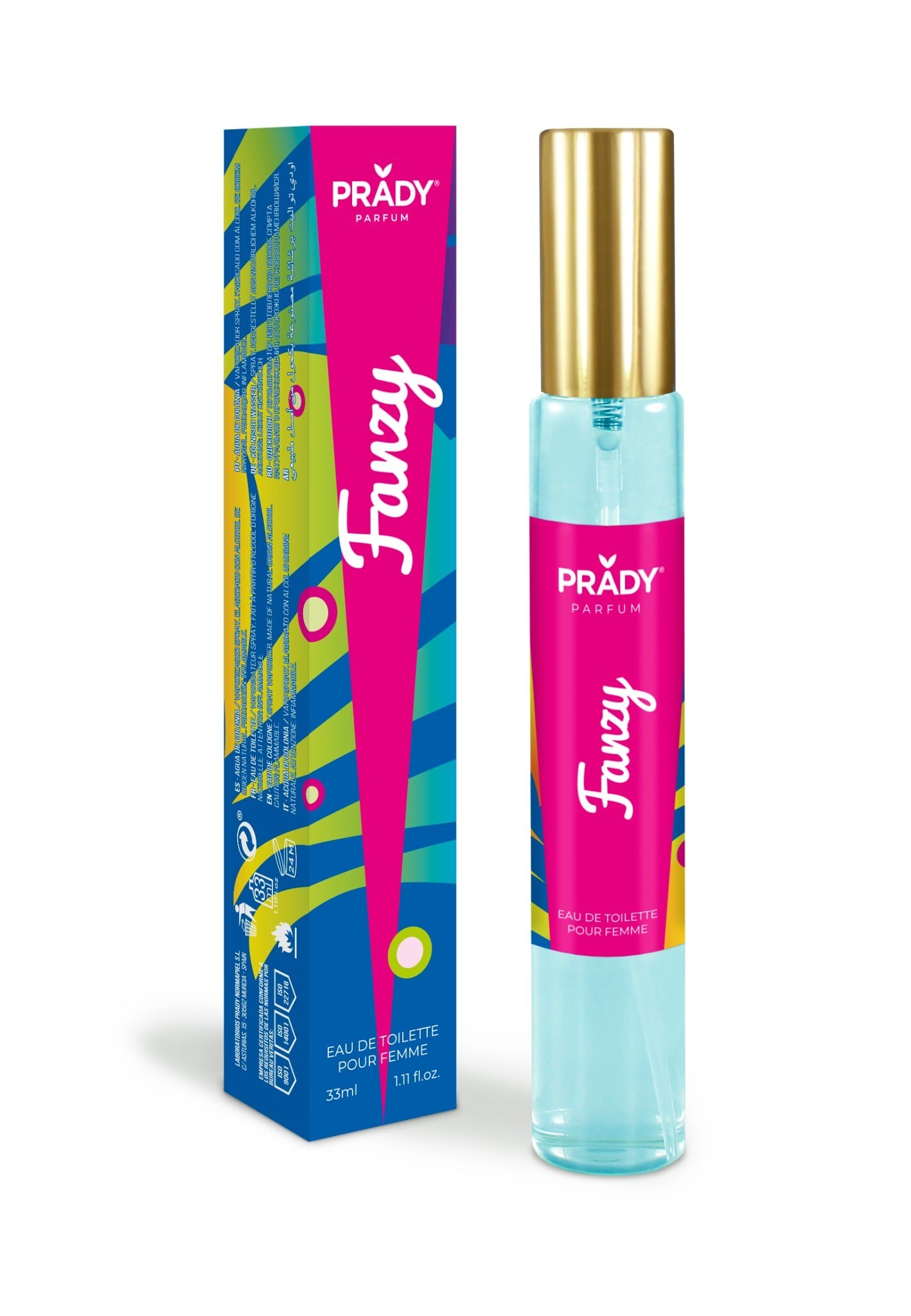 11433.jpg CARTON de 36 - FANSY PARFUM 33ML - FANTASY DE PRADY POUR ELLE - Image 1