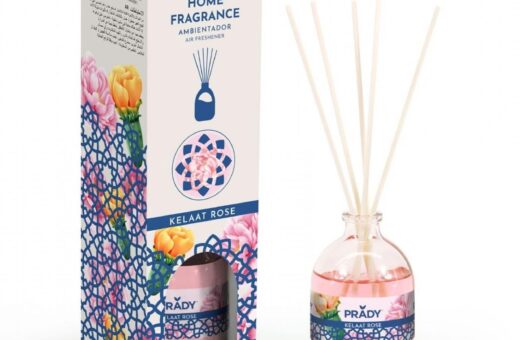 CARTON de 12 - Mikado senteur "kelaat rose" parfum ambiance Prady - 100 ML