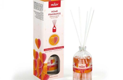 CARTON de 12 - Mikado senteur "Coeur PÊche" Prady - 100 ML