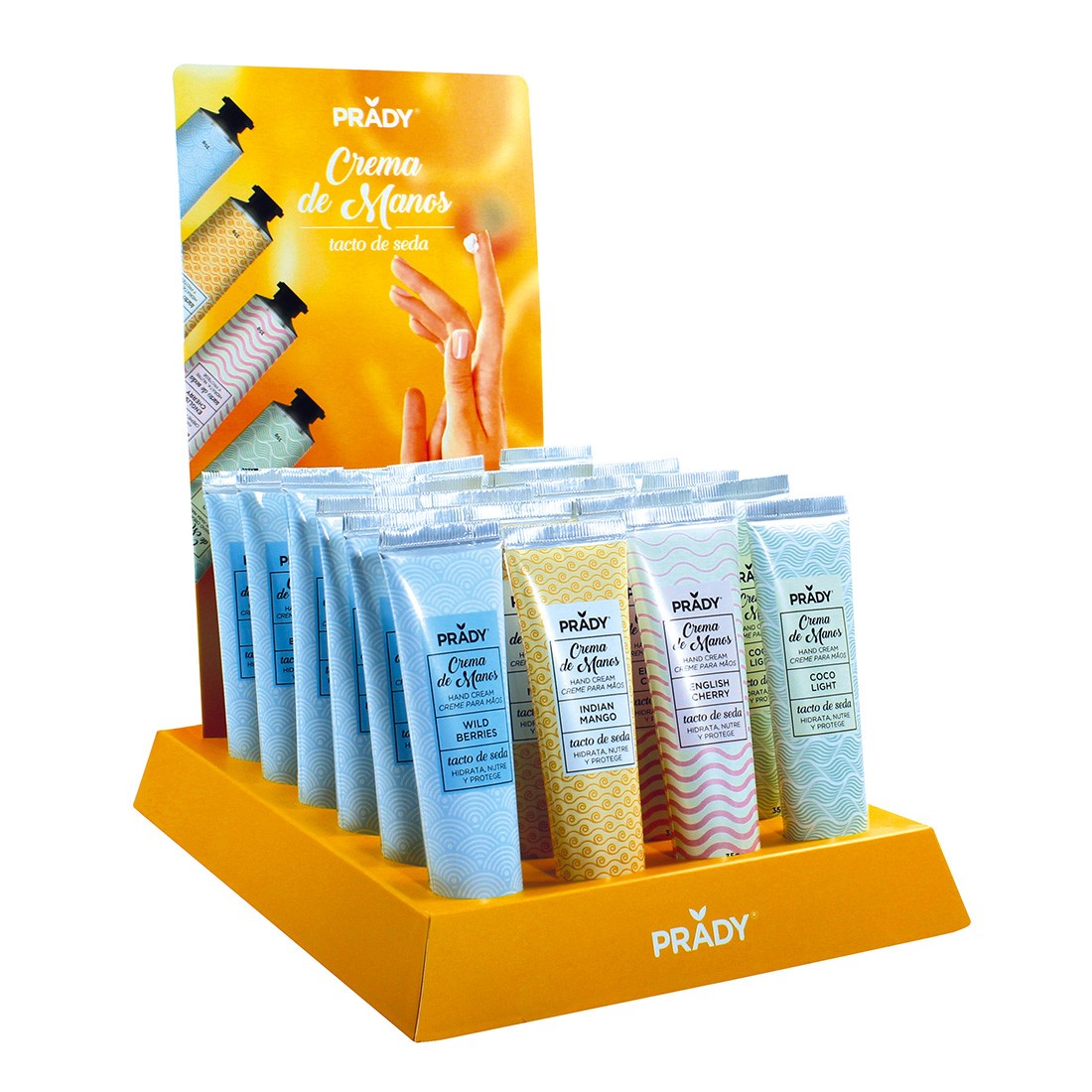 5172.jpg CARTON DE 24 CRÈME POUR MAINS ARÔMES DE FRUITS - PRADY - Image 1