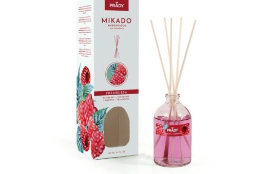 CARTON DE 12 Mikado "FRAMBOISE"  Prady