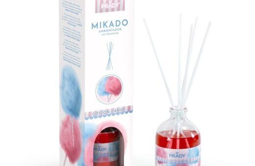 CARTON DE 12 Mikado d'ambiance Candy Cotton de Prady