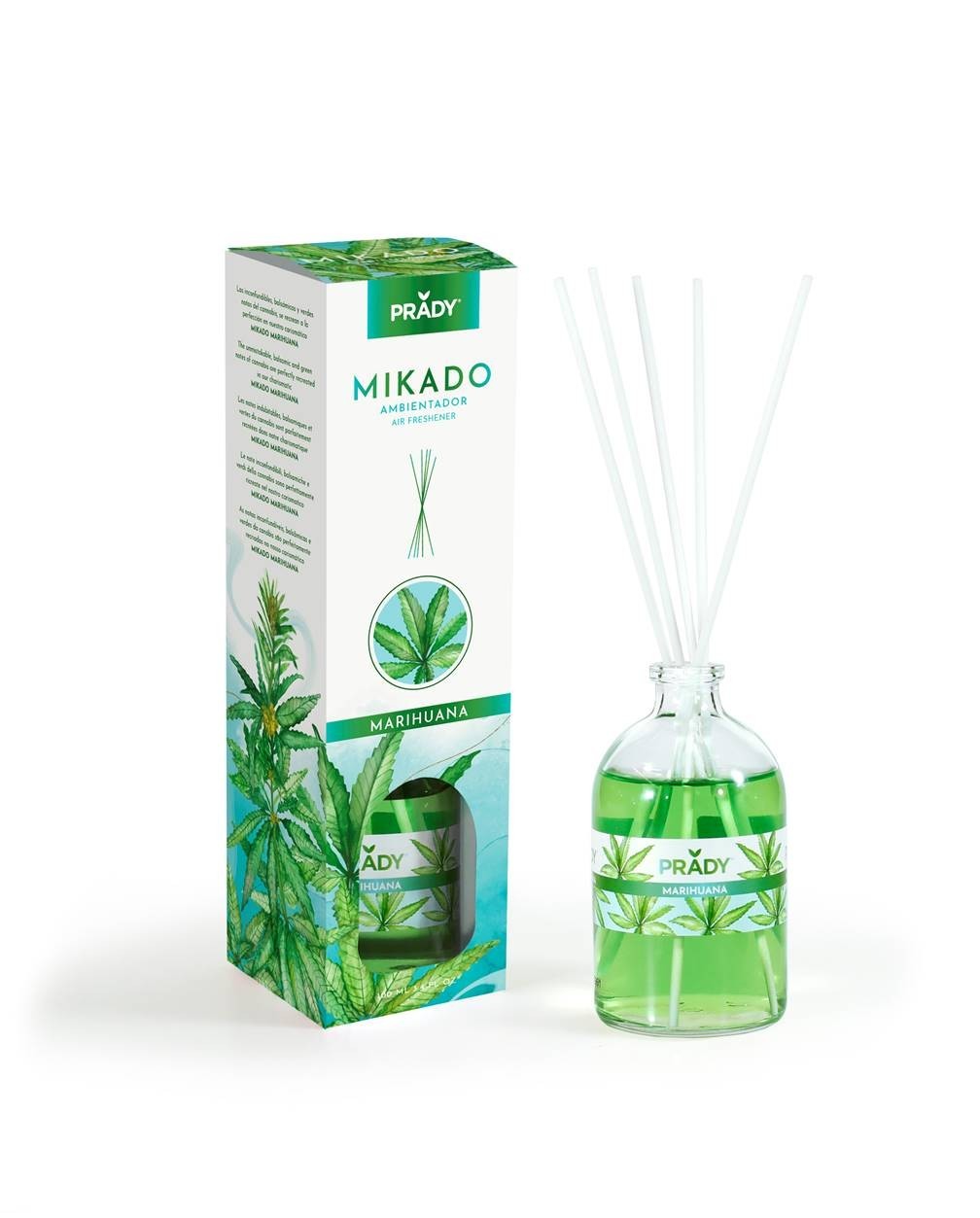8511.jpg CARTON DE 12 Mikado "Marijuana" Prady - Image 1