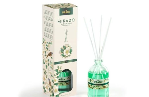 CARTON de 12 mikado "Thé Vert"  Prady