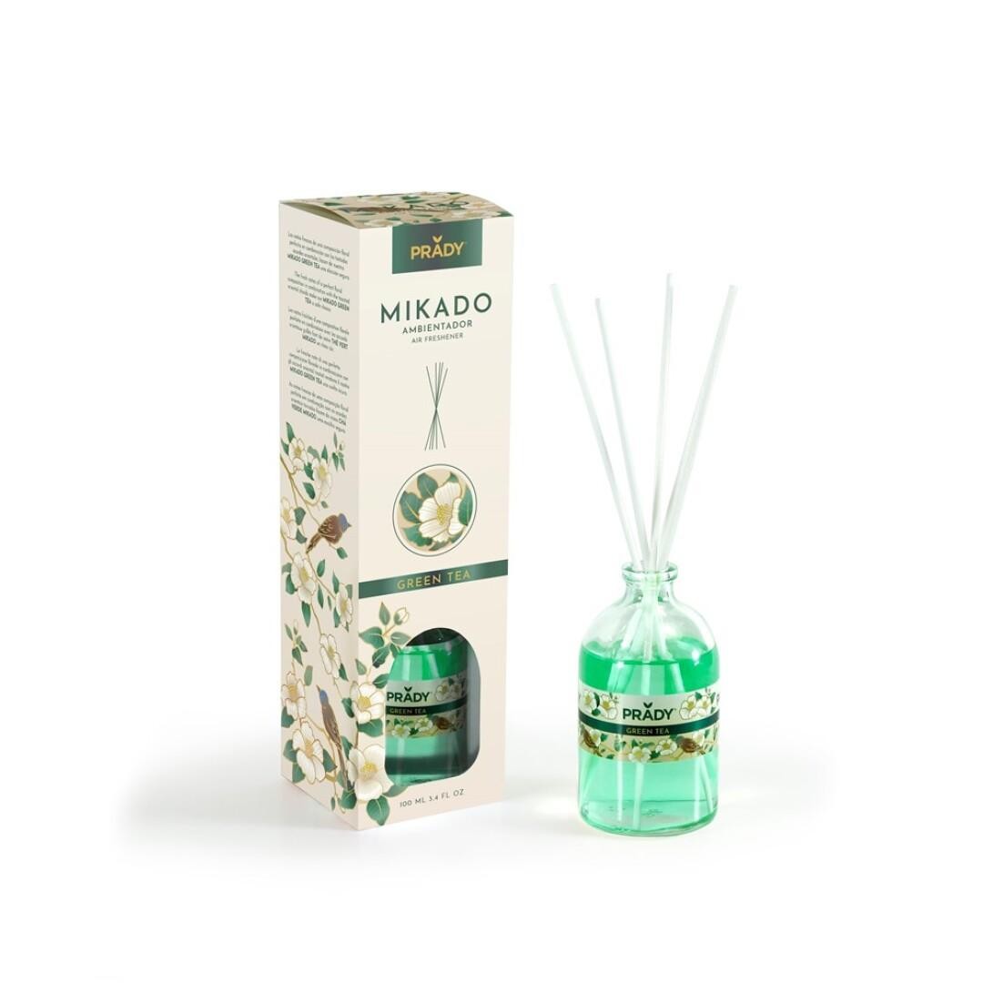 8558.jpg CARTON de 12 mikado "Thé Vert" Prady - Image 1