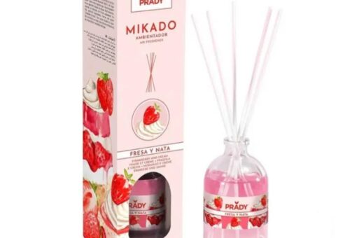 CARTON DE 12 MIKADO "FRAISE CAHNTILLY" -  PRADY