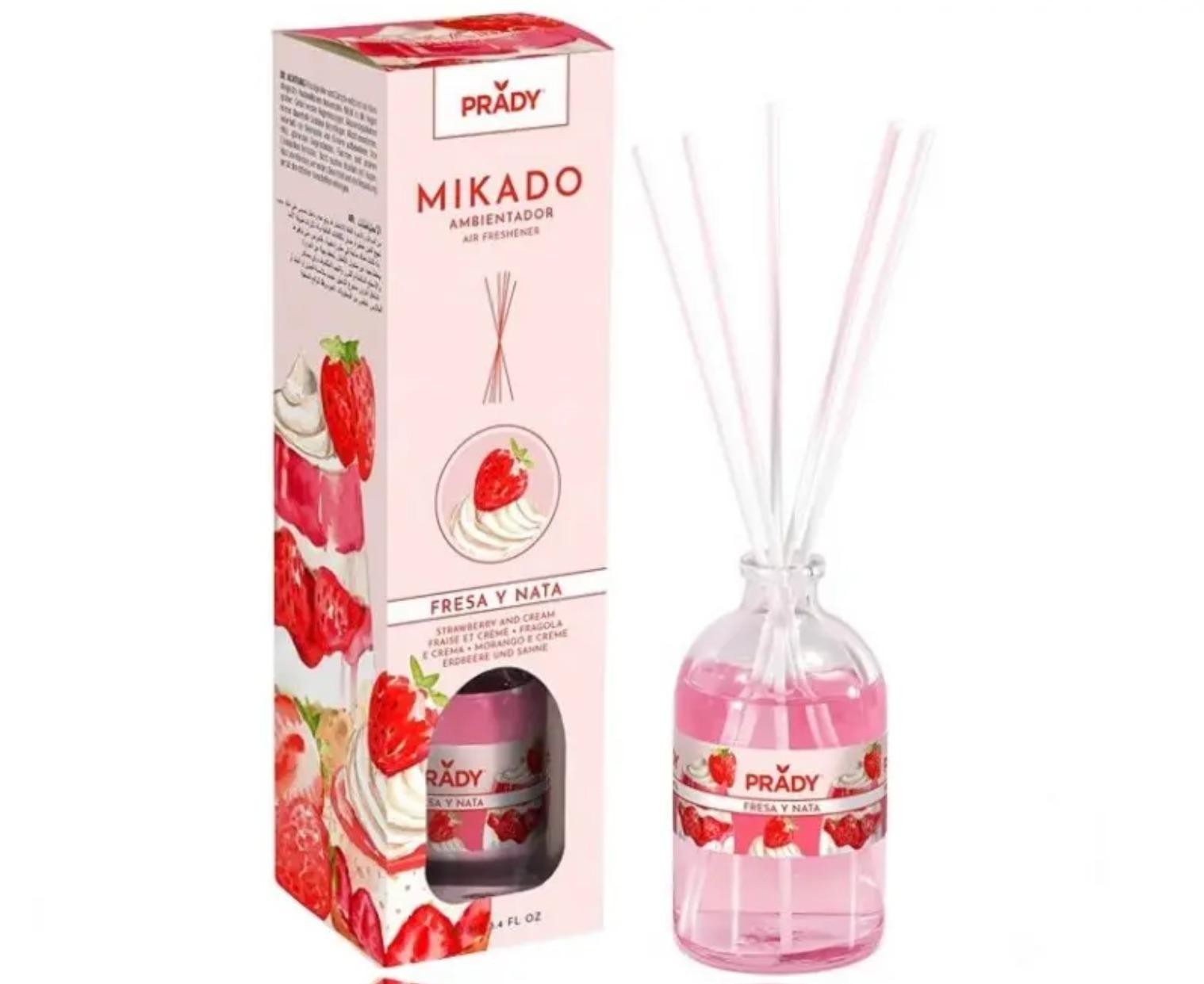 9735.jpg CARTON DE 12 MIKADO "FRAISE CAHNTILLY" - PRADY - Image 1