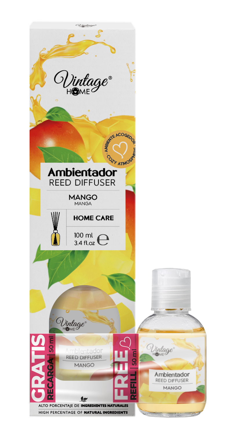 10759.png Carton de 12 Mikado "MANGUE" PREMIUM 100ml + 50ml en Cadeau - Vintage Parfum - Image 1