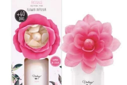 Carton de 6 Fleurs Parfumée "ROSES" 75ml +60 jours - Home Vintage