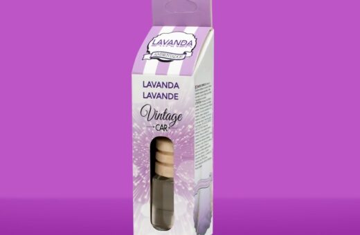 Carton de 12 Ambiances Voiture Arôme Lavande - Vintage Parfum