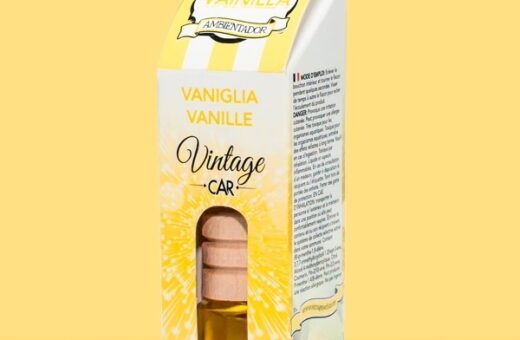 Carton de 12 Ambiances Voiture Arôme Vanille - Vintage Parfum