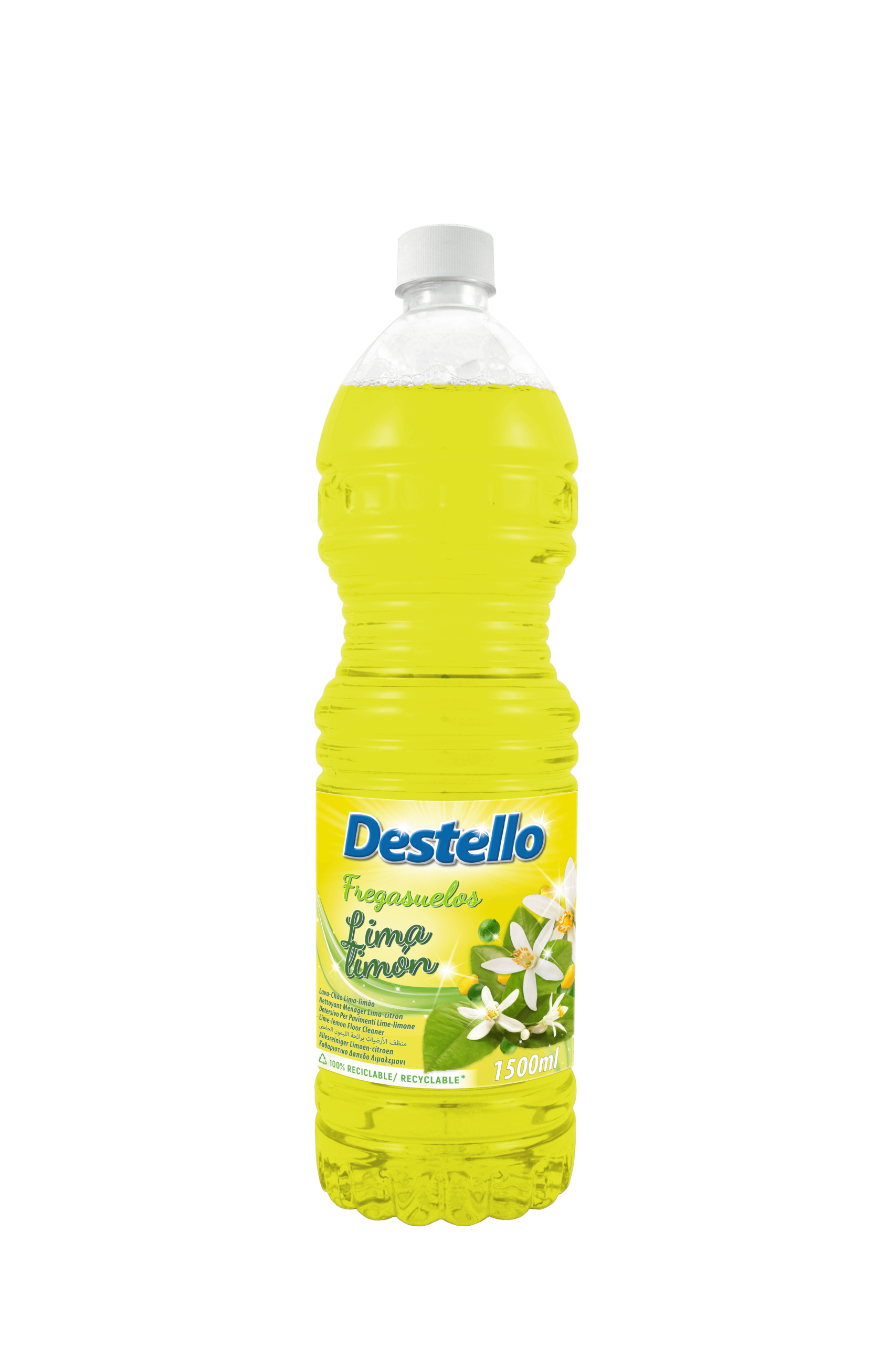 30002058-FREGASUELOS-LIMA-LIMON-1500-ML-DESTELLO-1-scaled-1.png Lave sols citron/citron vert 1500 ml ROMAR - 12 ud - Image 1