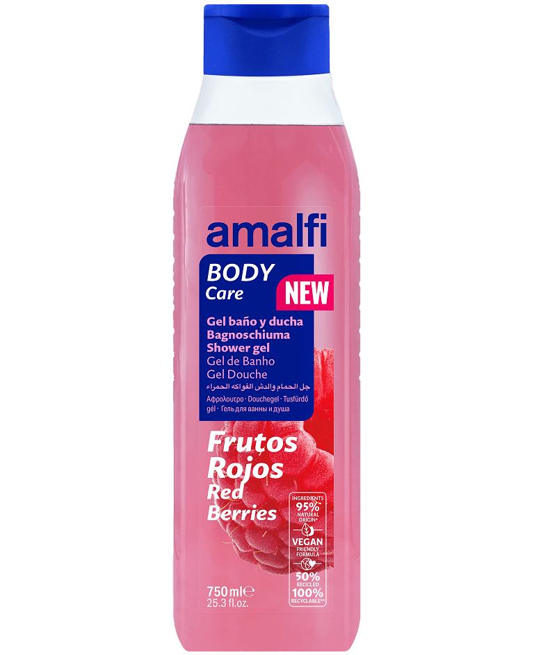 30009488-GEL-BANO-Y-DUCHA-FRUTOS-ROJOS-750ml-AMALFI.png Gel douche fruits rouges 750 ml AMALFI - 16 ud - Image 1