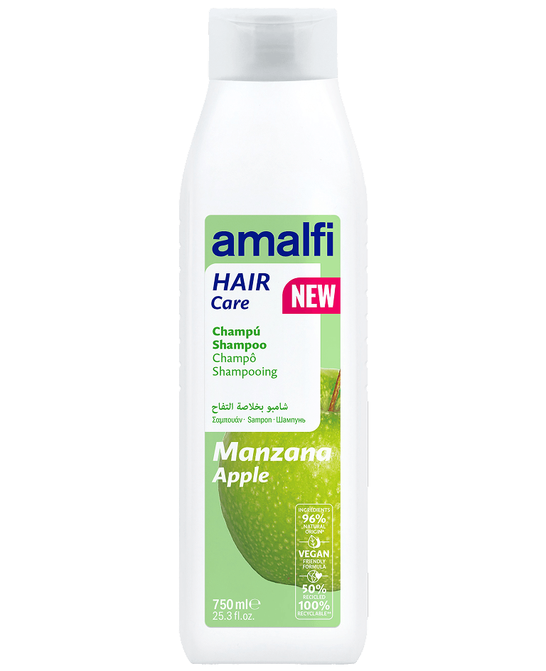 30009491-CHAMPU-FAMILIAR-MANZANA-ZAFIRO-750ml-AMALFI.png Shampooing pomme 750 ml AMALFI - 16 ud - Image 1