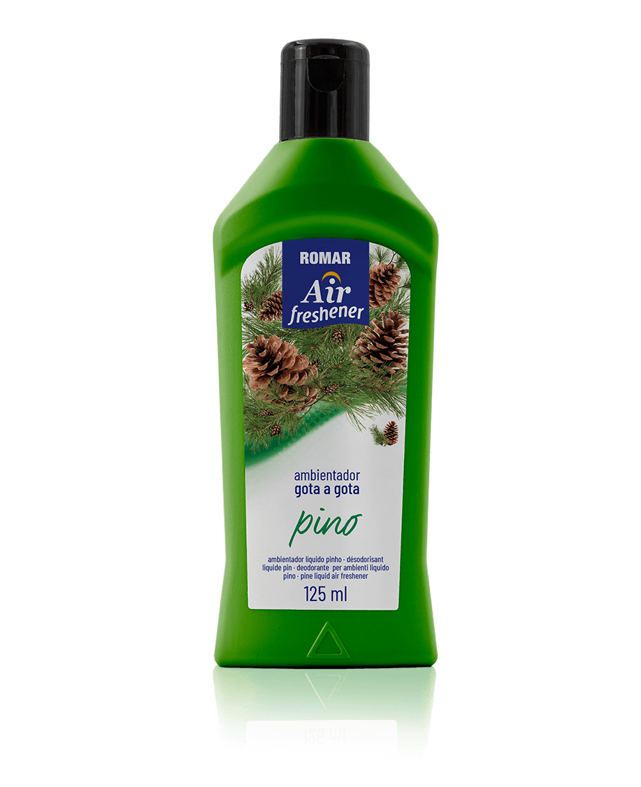 30010000-AMBIENTADOR-GOTA-A-GOTA-PINO-125ML-AIR-FRESHENER.png Désodorisant liquide “goutte a goutte” pin 125 ml ROMAR - 12 ud - Image 1