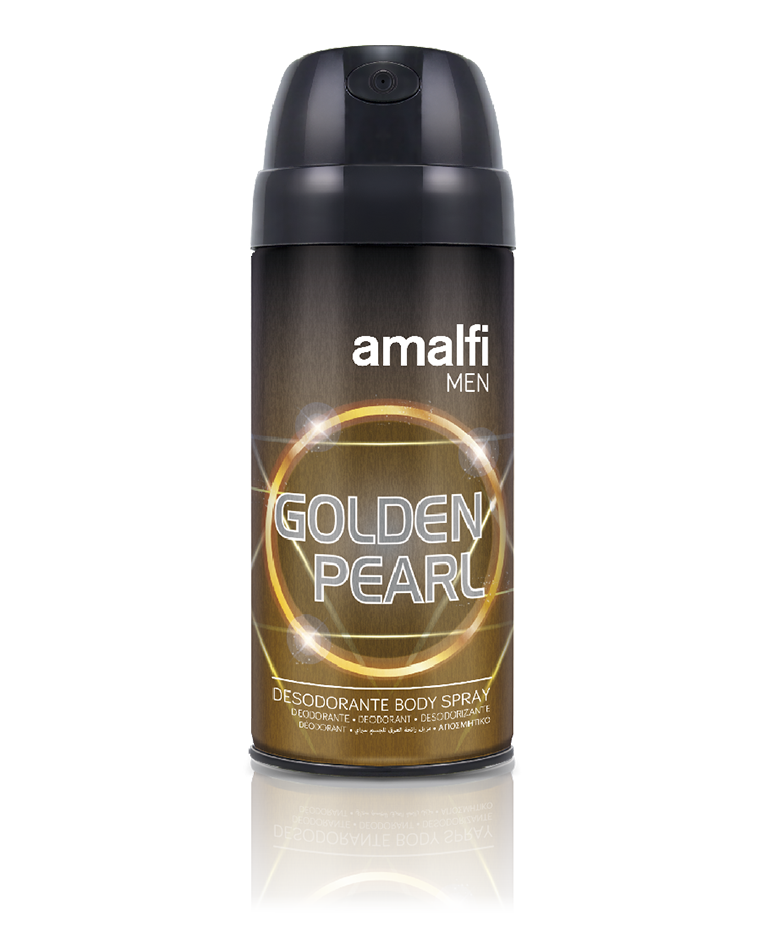4433-Desodorante-Spray-Golden-Pearl-210cc.-ND.png Deódorant Body Spray Golden Pearl pour Hommes 210 cc AMALFI - 8 ud - Image 1