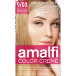 Crème colorante 9/00 blond extra - clair color creme 50 ml AMALFI - 12 ud