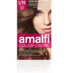 Crème colorante 5/99 noisette color creme 50 ml AMALFI - 12 ud