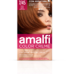 Crème colorante 7/45 cuivre color creme 50 ml AMALFI - 12 ud
