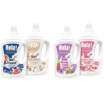 5 en 1 Détergent, Adoucissant + parfumant. Parfum Noix de Coco 2,9 L Hola Lavadora - 4 pcs