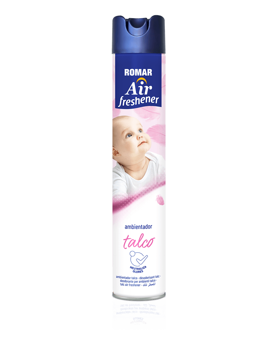 ambientador-talco-1.png Désodorisant spray talc 1000 cc ROMAR - 6 ud - Image 1